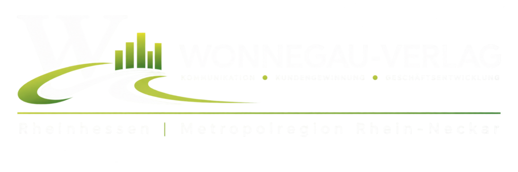 Wonnegau Verlag Logo mit Rheinhessen und Metropolregion Rhein-Neckar